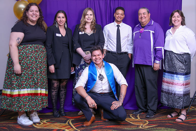 Indigenous graduates at Brantford celebration