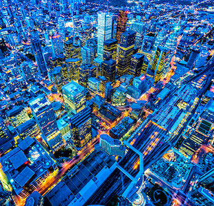 Downtown Toronto at Night