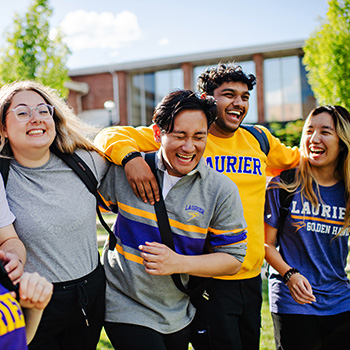 Group of students laughing