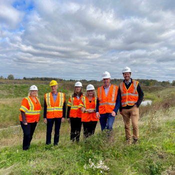 Group of Laurier and CN officials