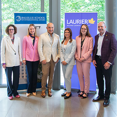 Laurier and Balsillie School celebrate Jim Balsillie’s $5-million gift, launch Digital Governance Initiative.