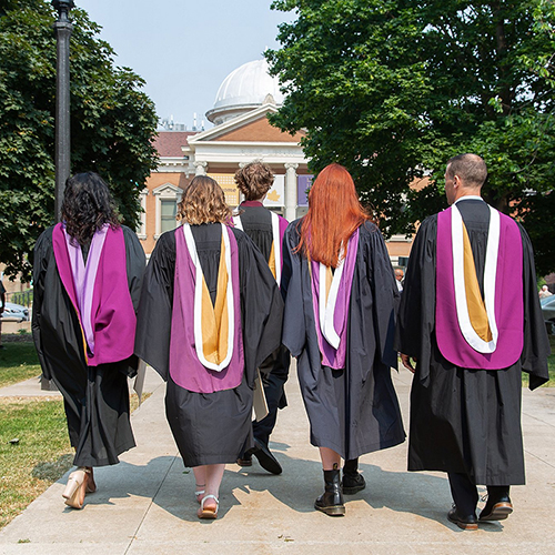 Laurier Brantford graduates at Carnegie Building